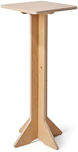 Displays2go Dandelion 40 Inch Foldable Retail Pedestal