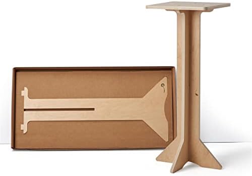 Displays2go Dandelion 40 Inch Foldable Retail Pedestal