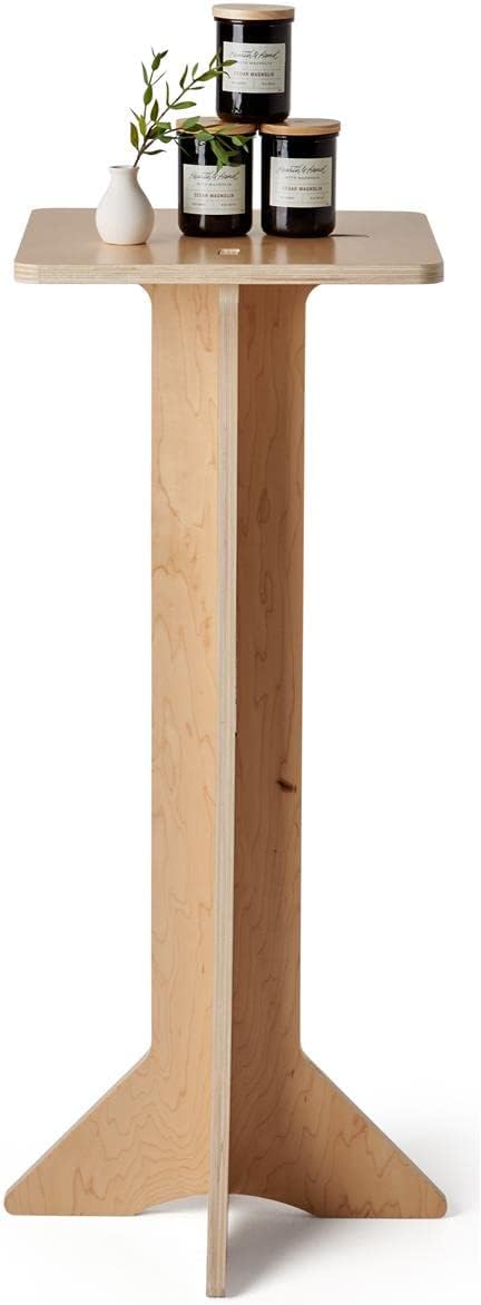 Displays2go Dandelion 40 Inch Foldable Retail Pedestal