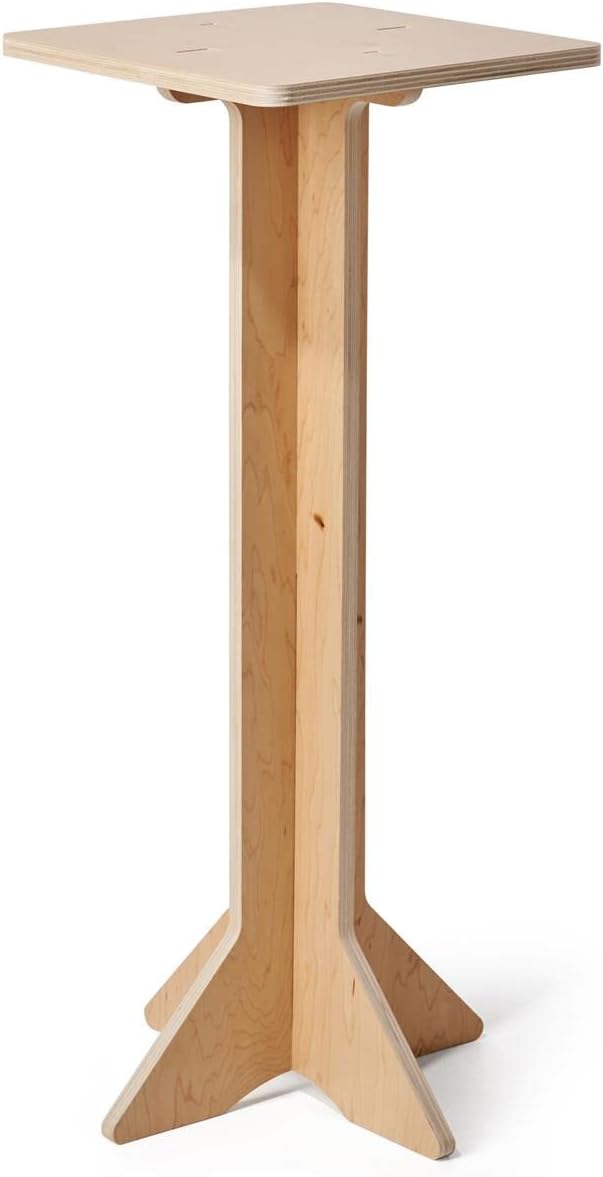Displays2go Dandelion 40 Inch Foldable Retail Pedestal