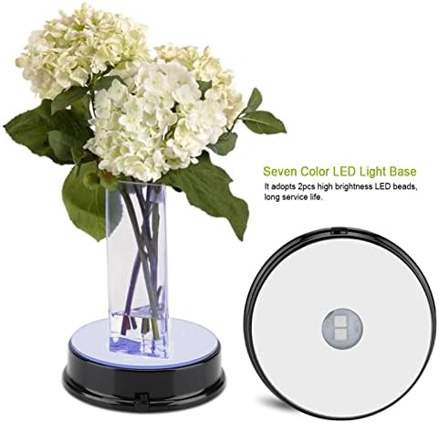 CHICIRIS LED Display Stand with 7 Color Rotation