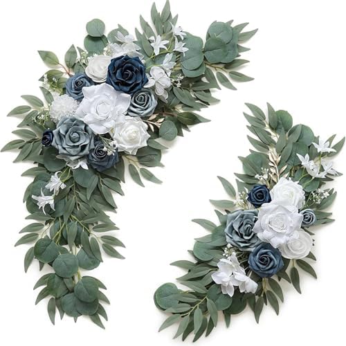 Artificial Peony Flower Swag for Wedding Arch and Chair