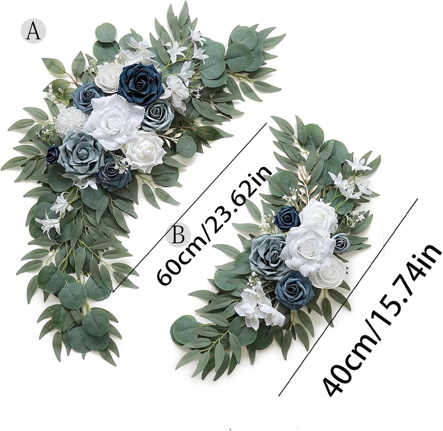 Artificial Peony Flower Swag for Wedding Arch and Chair