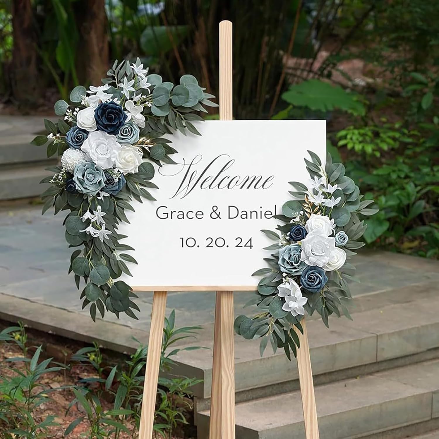 Artificial Peony Flower Swag for Wedding Arch and Chair